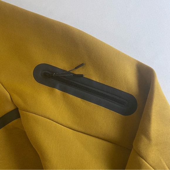 Nike Tech Fleece Windrunner Hoodie Mens XL Ochre Full Zip Sweatshirt - Picture 5 of 14